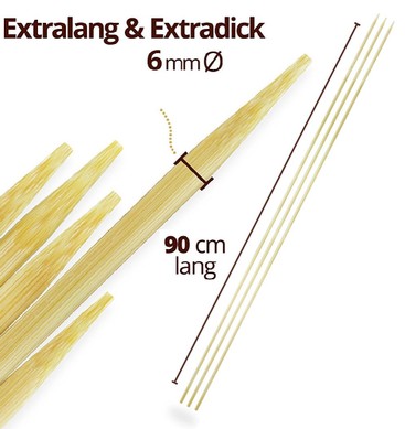 Bambus-Grillspieße